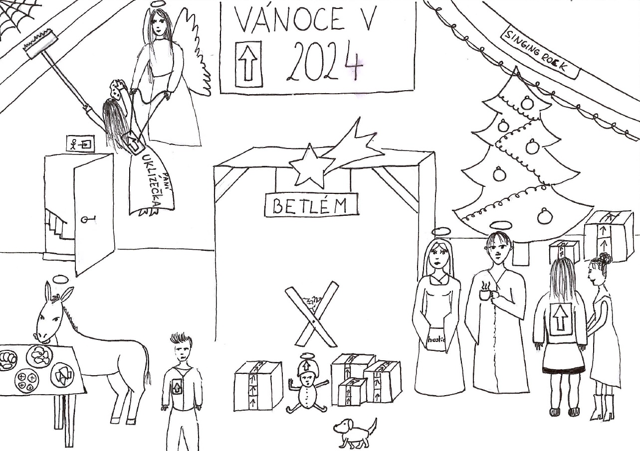 Známe vítězné obrázky vánoční kreslící soutěže pro děti